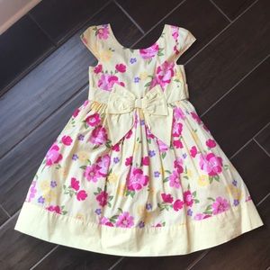 Yellow flower dress